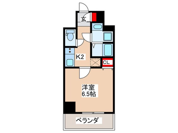 AｒtizA西長堀の物件間取画像